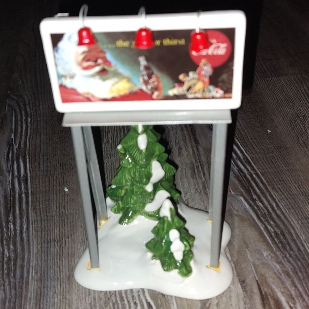 Department 56 Snow Village Coca-Cola Billboard  #5481-0 Christmas Advertising